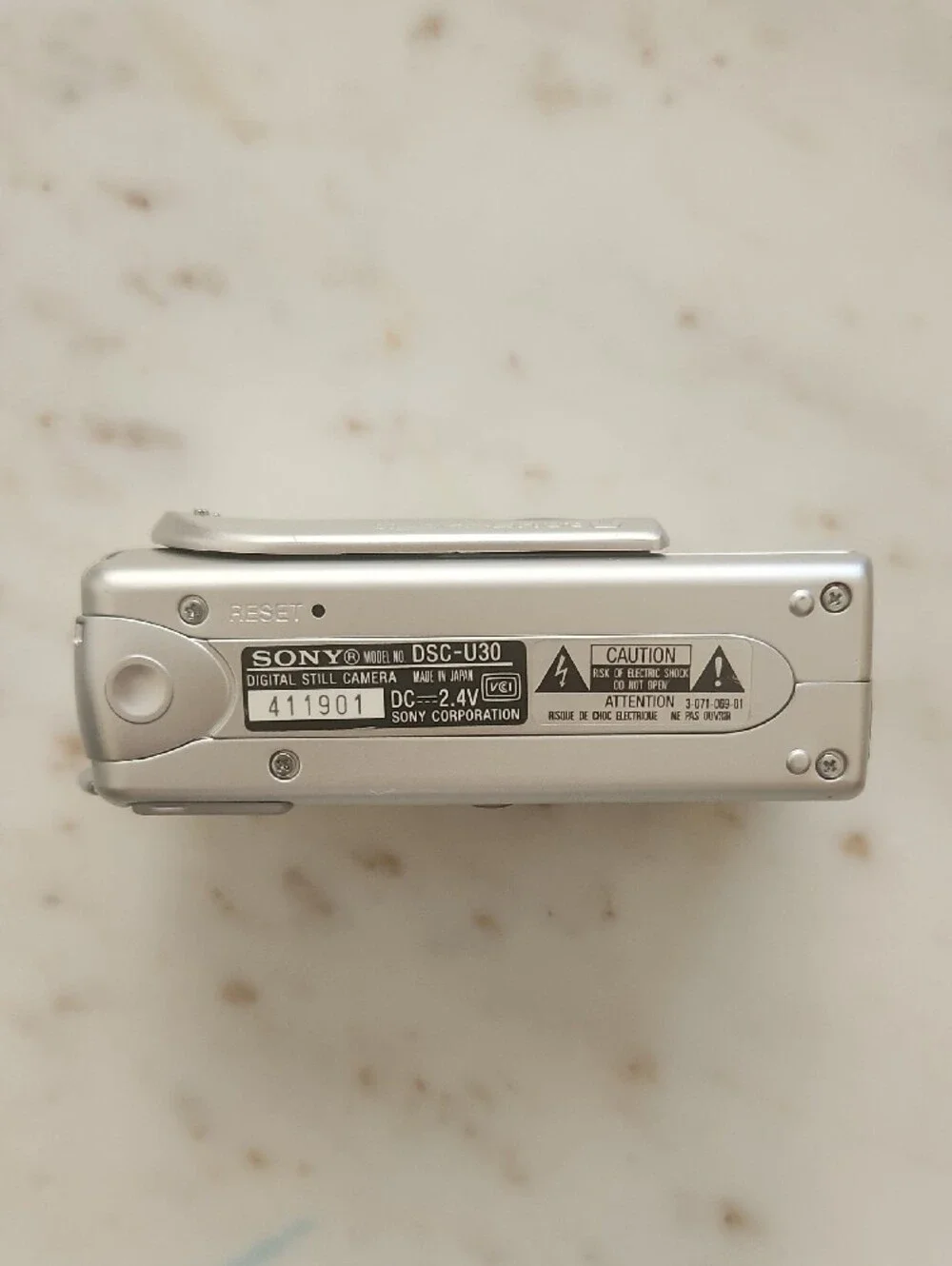 Sony Cyber-shot U Compact Silver Digital Camera